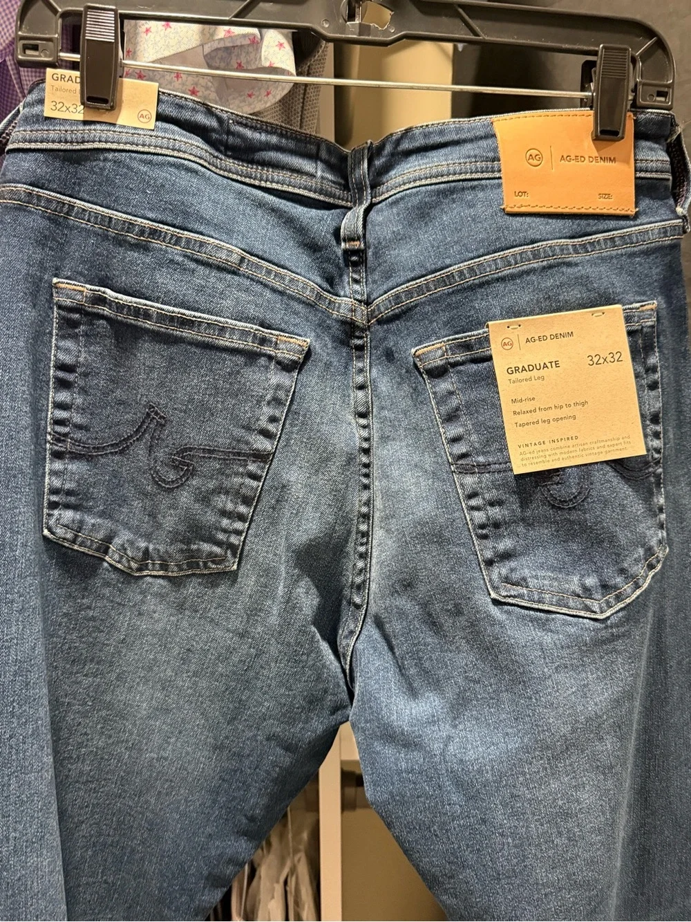 AG-ED Denim 32x32 - Dark Blue NWT